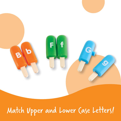 Learning Resources Smart Snacks Alpha Pops - Toddler Educational Alphabet Toys, ABC Puzzles, Ice Cream Toy, Preschool Classroom Must Haves, Homeschool, Toddler Letter Learning , Gifts for Kids