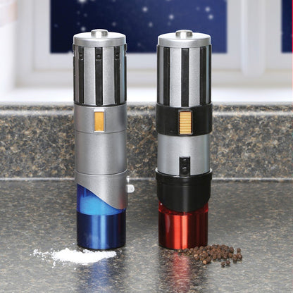 Star Wars Lightsaber Electric Salt and Pepper Mill Grinder (Pack of 2)
