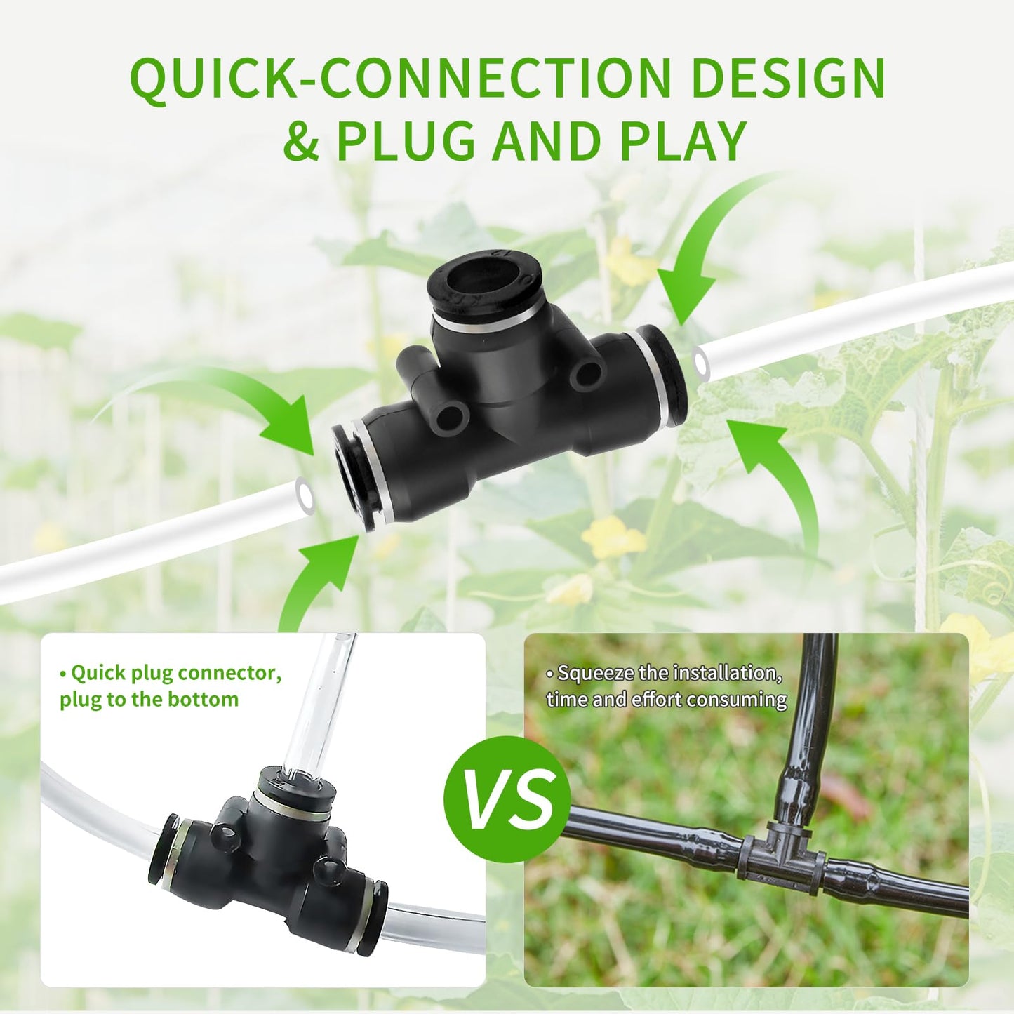 Automatic Watering System for Potted Plants | Indoor Plant Waterer with Programmable Timer, Dual Self-Priming Pumps, Drip Irrigation Kit for Up to 20 Plants