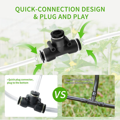 Automatic Watering System for Potted Plants | Indoor Plant Waterer with Programmable Timer, Dual Self-Priming Pumps, Drip Irrigation Kit for Up to 20 Plants