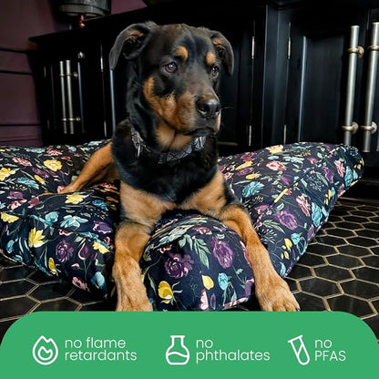 Molly Mutt Friday Morning Dog Bed Duvet Cover, GOTS-Certified 100% Organic Cotton Canvas Cover for Dog, Puppy, or Cat Bed, Durable, Washable, and Free of Harmful Chemicals, Small, 22"x27"x5"