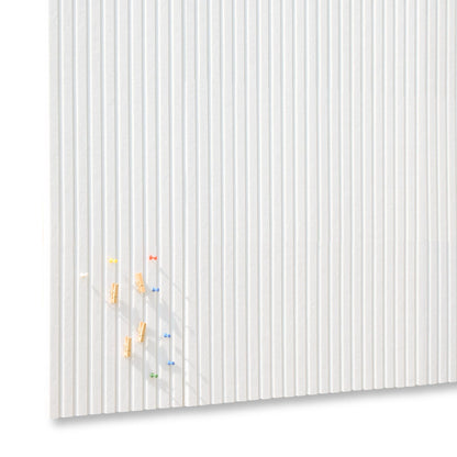 YOUDEFUL Large Cork Board Alternative-12 Pcs Self-Adhesive Felt Bulletin Board Tiles, Felt Pin Board Cork Board Tiles for Home Office Wall Decor, Tack Board 47"x35" (White