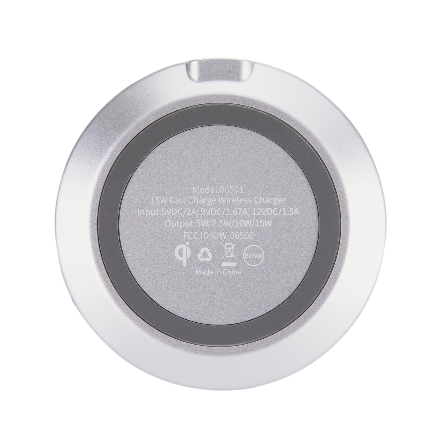 AT&T Professional Series 15W Wireless Charging Pad White Premium USB-C Fast Charging Universal Device Compatibility Qi Certified Technology