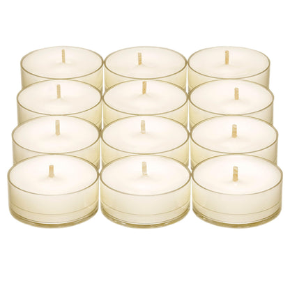 PartyLite Tea Lights Candles, Marshmallow and Vanilla with Caramel Scent, Gift Set of 12, Aromatherapy with up to 4 to 6 Hours Burn Time, Ideal for Home Decor, Holiday Gifting & Celebration