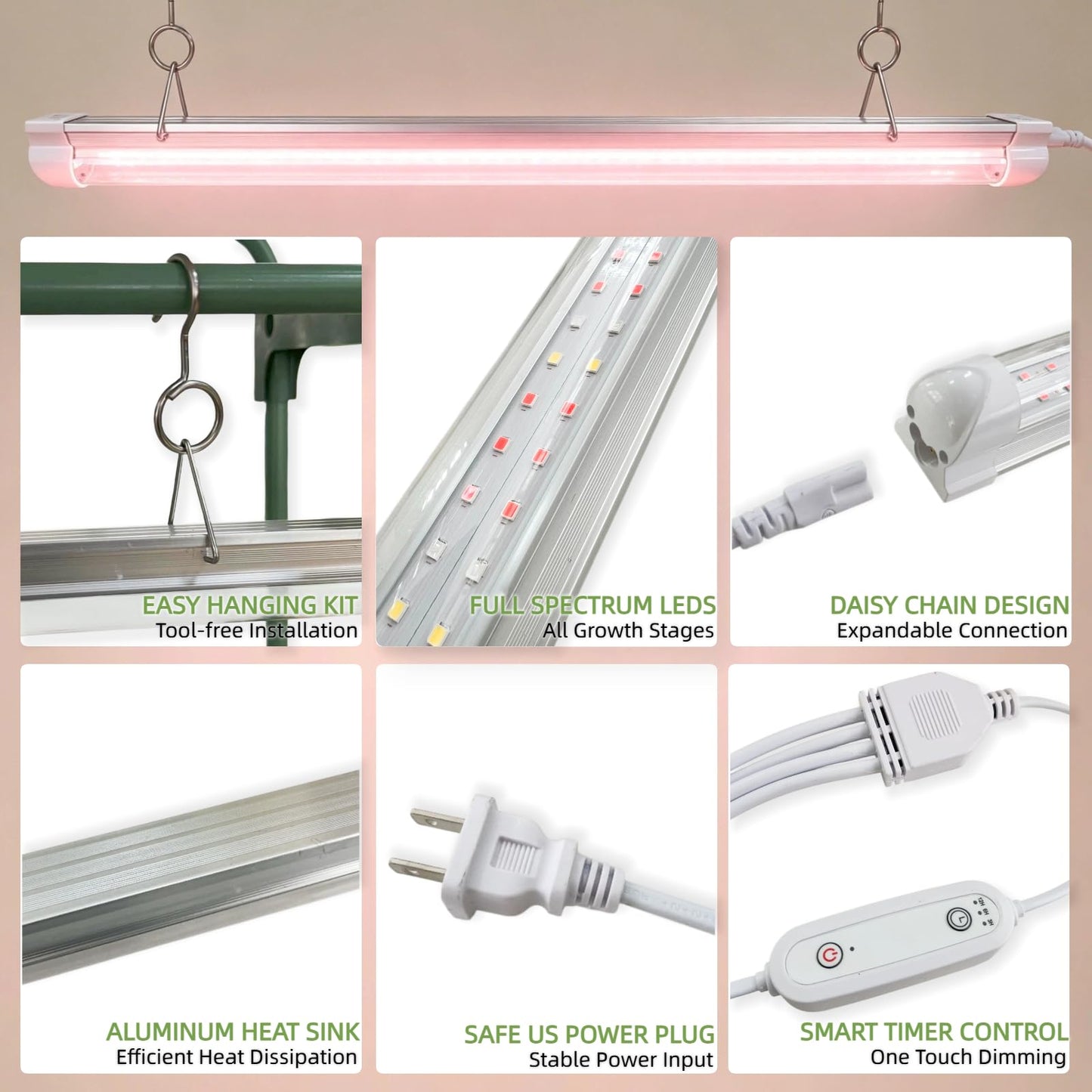 Kelived 4 Tier Indoor Greenhouse with Grow Light Seed Starting Small Portable Green Houses with Waterproof Cover