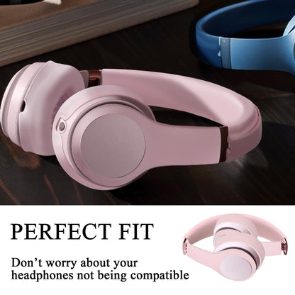 【3 in 1】 Solo 4 Silicone Case Cover Set,Anti-Scratch Ear Pad/Shell/Headband Cover for Beats Solo 4 Headphone,Soft Silicone Protector Accessorie(Pink)