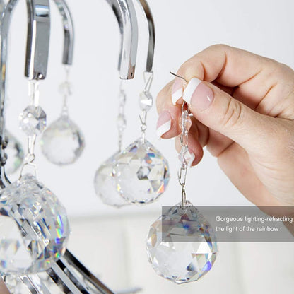 MerryNine 20mm Clear Crystal Ball Prism Sun Shine Catcher Rainbow Pendants Maker, Hanging Crystals Prisms for Windows, for Feng Shui, for Gift (20mm/0.79", 24)