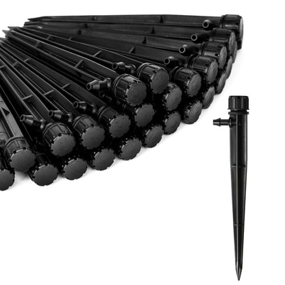 60 Piece of Drip Irrigation Emitters 360 Degree and Professional Irrigation Drippers and Drip Emitters or Sprinkler System Parts and Heads for 1/4 inch Drip Tubing