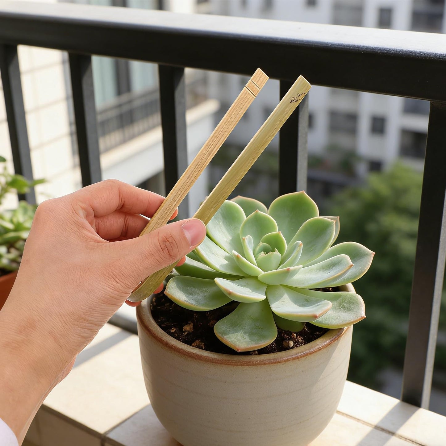 KONTONTY 20pcs Cactus Planting Tong, Potting Tools for Indoor Plants, Non-Slip Garden Tweezers for Safe Cactus and Succulent Transplant