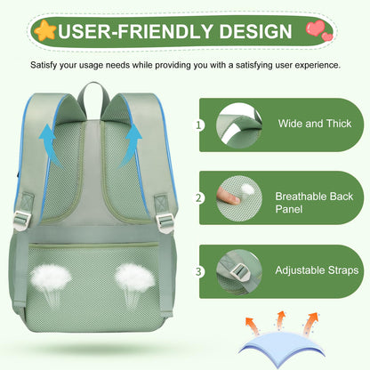 Bagsupra School Backpack Bookbag for Teen Girls,Cute Schoolbag Women for Middle High School College Student