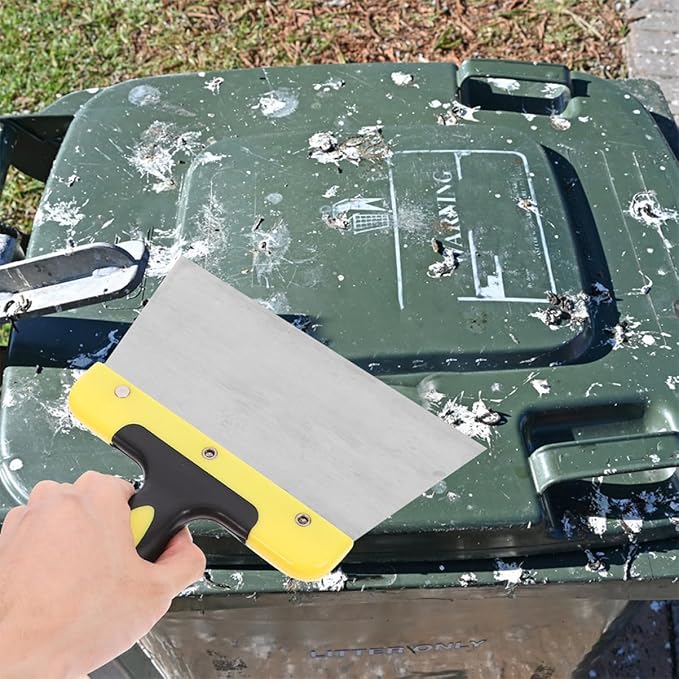 Guano Cleaning Scraper Bird Poop Stainless Steel Cleaning Tool Bird Droppings Brush Easy to Use