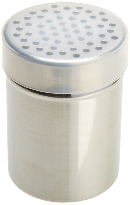 Ateco Stainless Steel Shaker, 10-ounce Capacity with Coarse Holes