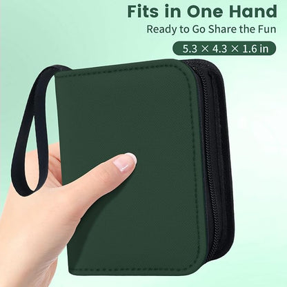 Mini Trading Card Binder Album, 1 Pocket Card Binder with 20 Double-Sided Pages 40 Pockets, Side Loading Small Card Binder for Trading Cards, Single Card Holder Book for Collectors and Kids