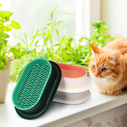 Ipetboom Cat Grass Planters Indoor Hydroponic Soilless Growing Box with Large Water Reservoir Practical Cat Grass Pot for Easy Home Cultivation 7.44X4.84X1.77In
