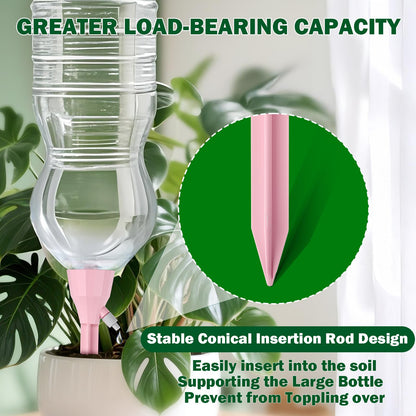 8 Pack Self Watering Spikes for Plant,Self Watering Planter Insert,Automatic Plant Watering Spikes Devices for Indoor Outdoor Potted Plants with Adjustable Control Valve Switch