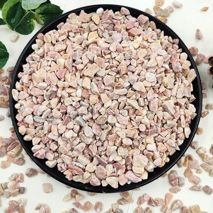 YISZM 5LB Succulent and Cactus Gravel Pebbles, 1/5 Inch Natural Decorative Polished Stones, River Rocks for Plants, Vases, Aquariums, Terrarium and Outdoor Gardening,Peach