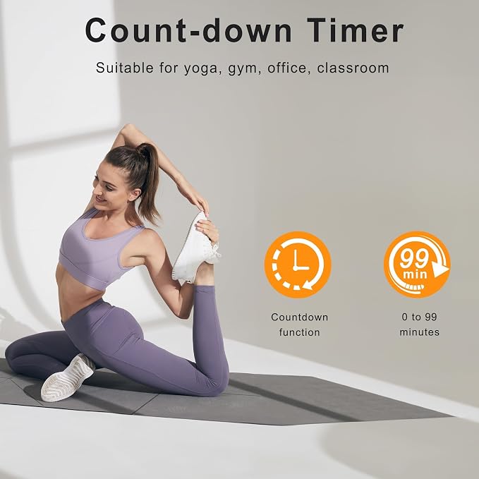 JALL 13" Large Digital Wall Mount Clock, Count Down Timer, Alarm, Big LED, DST, Temperature for Living Room Classroom Desk, Xmas, Birthday Gift for Senior Mom Dad