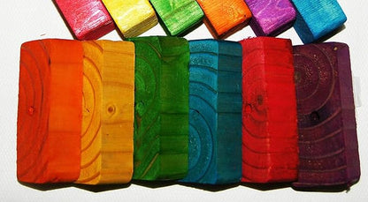 Bird Toys 18 Large Wooden Wood Blocks Parts Large Pet Bird Macaw Afican Grey Cockatoo