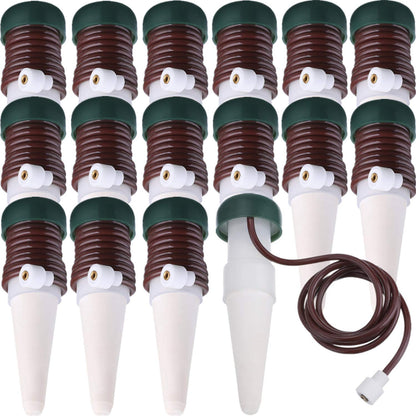 HESTYA 16 Pack Plant Self Watering Stakes Insert Automatic Watering Devices Self Watering Spikes Indoor Outdoor Plant Watering for Vacation