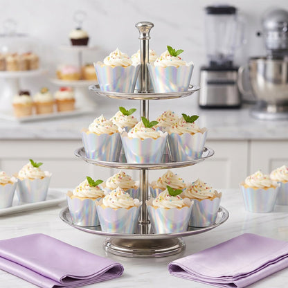 48Pcs Rainbow Cupcake Liners Cupcake Wrappers Holders Muffin Liners Baking Cups Papers Baking Cups for Wedding Birthday Party Decoration