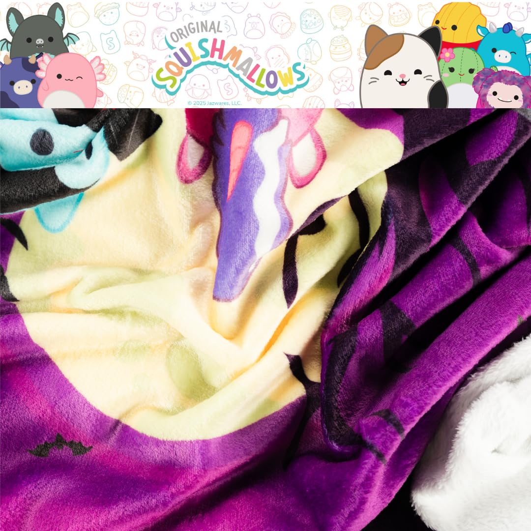 Collectibles Squishmallows Halloween Bedding Super Soft Cozy Plush Throw, 46 in x 60 in, (Officially Licensed Product) by Franco