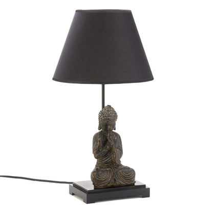 Zingz & Thingz Decorative LED Table Lamp with Shade, 12.5x12.5x24, Buddha