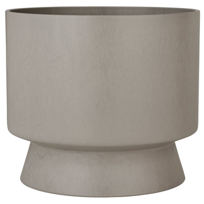 Rosendahl Recycled Flower Pot, Sand, 11.8" D x 10.4" H, Designed by Signe Wenneberg, Gift Box Included