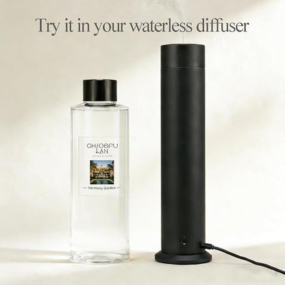 Harmony Garden Scented Oil Diffuser Refill 6.76 fl oz Crisp Botanical Aromatherapy Oil for Bedroom & Patio Outdoor-Inspired Air Freshener, 0% Alcohol, Unique Blend to Relieve Stress