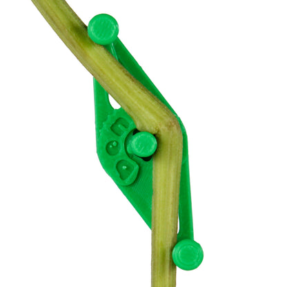 Bendies LST Plant Training Clips 50 Pack Green - v2.0 Adjustable Low Stress Green Support Clips for Stem Bending, Grow Tent, Plant Ties & Gardening Accessories