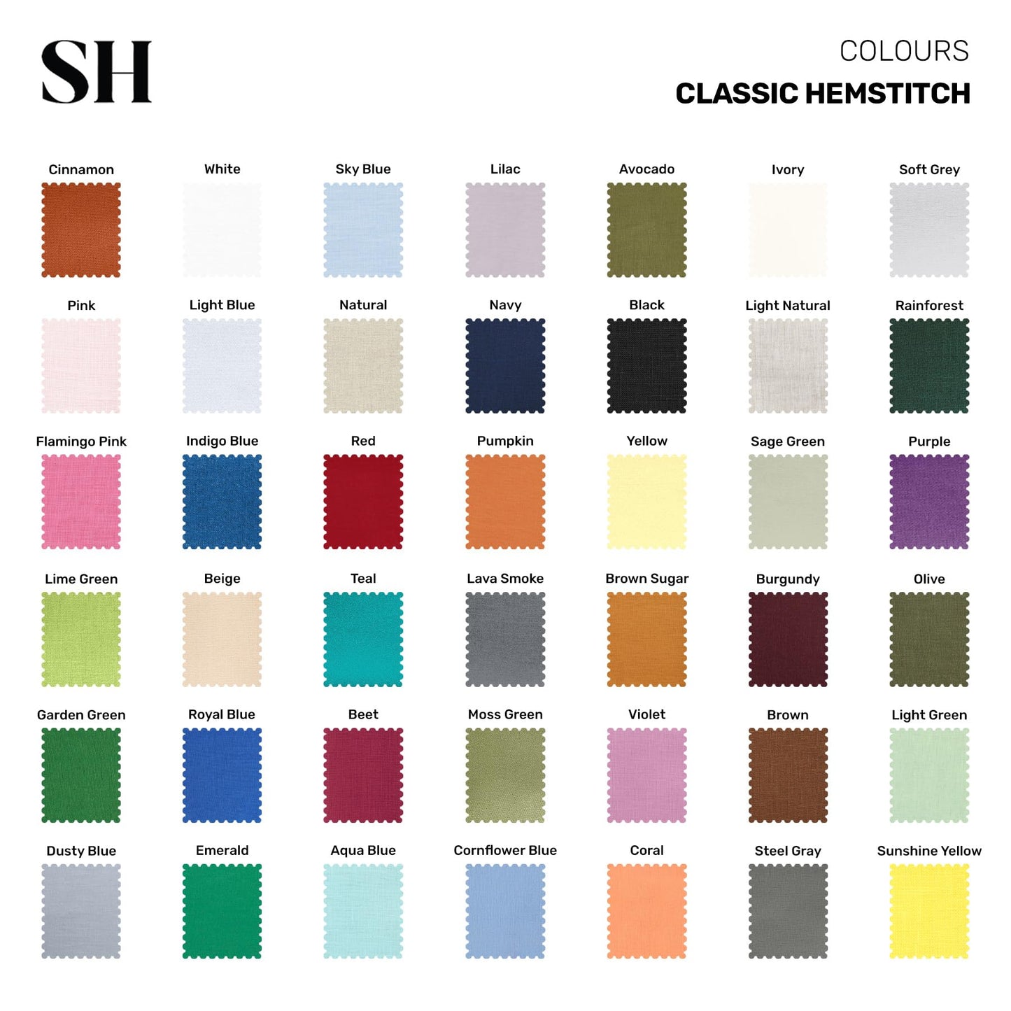 Solino Home Linen Hemstitch Table Runner 108 Inches Long - 100% Pure Linen Black Table Runner 16 x 108 Inch for Fall, Autumn, Halloween, Thanksgiving, Holiday - Classic Hemstitch