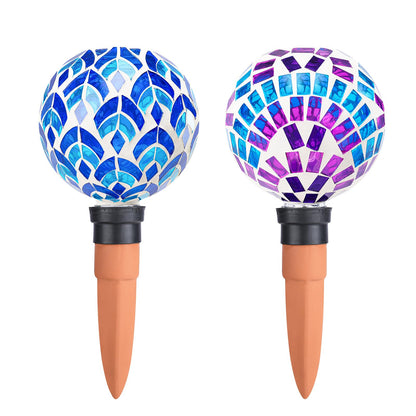 Chonsun Plant Watering Globe Large Self Watering Globes 2 Pack for Indoor Outdoor Plants Self Watering Planter Insert Watering Devices for Plant Lover Gifts