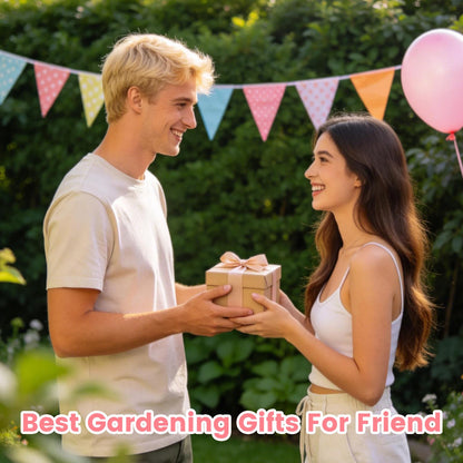 Garden Tools Set Heavy Duty Gardening Tools Set Include Garden Shovel, Garden Scissor, Transplant Trowel and Hand Rake with Ergonomic Handle, 4 Pack