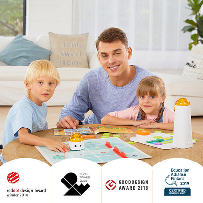 MatataStudio Coding Robot Set for Kids Ages 4+, STEM Robotics for Toddles to Learn Early Programming, Educational Toy for Homeschool & Classroom Ages 4-10