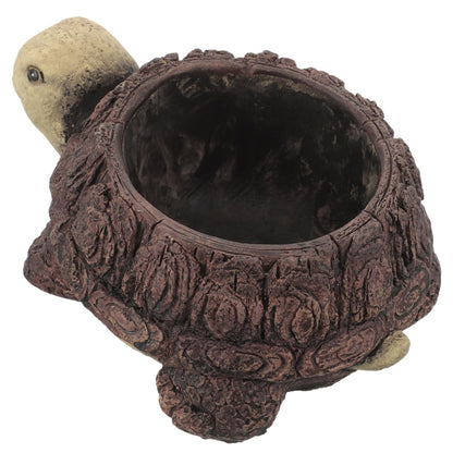 VINTORKY Turtle Shape Resin Planter Decorative Outdoor Planters for Garden Patio