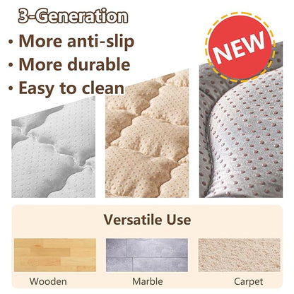 Baby Play Mats for Floor, 71”x59” Upgraded Thickness & Larger Super Soft Playmat for Babies and Toddlers, Foldable Washable, Upgrade Anti-Slip Crawling Mat for Playpen(Boho Nature)