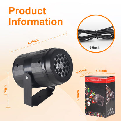 Outdoor Projector Lights Led Waterproof Holiday Projector Lights with USB Suitable for Party Courtyard Garden Outdoor Indoor