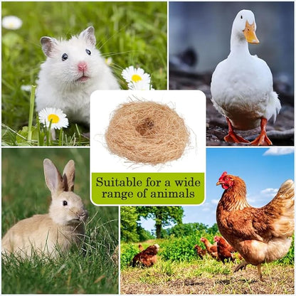 CREATCABIN 30G Natural Raffia Grass Bird Nesting Grass Easter Basket Gift Box Vase Filling Decoration Canary Finch Box Fillers for Birds Pets Nest Cages Budgie Hummingbird Parakeet Gift Packing