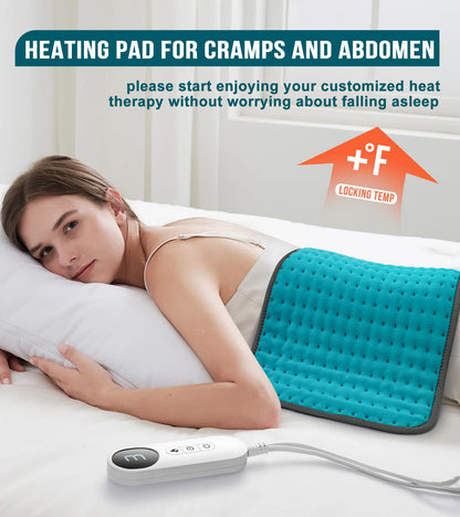 Heating Pad for Back Pain Relief, Gifts for Women, Mom, Men, Dad, Valentines Day, Mothers Day, Christmas, Heat Pads for Cramps, Shoulder, Waist, Abdomen, XL 12"x24" Heat Pad Machine Washable