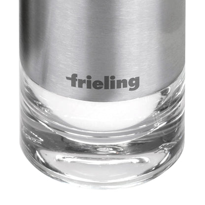 Frieling USA Sylva Salt or Pepper Shaker Acrylic, 3.3" x 1.7", Clear/Stainless Steel