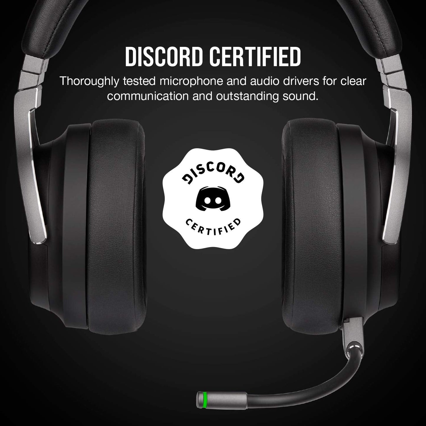 Corsair Virtuoso RGB Wireless Gaming Headset - High-Fidelity 7.1 Surround Sound w/Broadcast Quality Microphone - Memory Foam Earcups - 20 Hour Battery Life - Works with PC, PS5, PS4 – Carbon, Premium