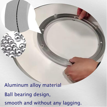 Heavy Duty Swivel Turntable，Lazy Susan Rotating Bearing，Rotating ，Swivel Plate Hardware ，Smooth Swivel Plate Hardware(200mm (8 inches))