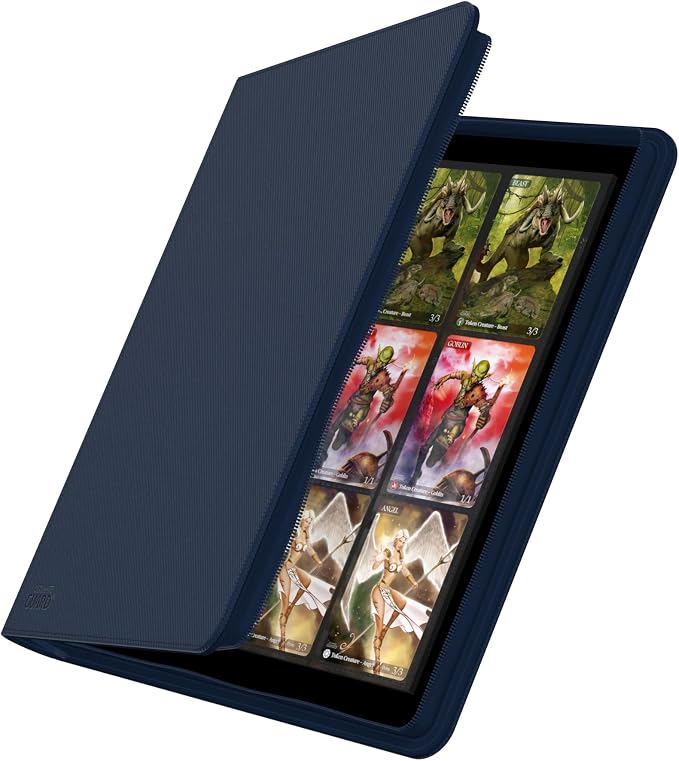 Ultimate Guard Zipfolio 480 – 24 Pocket XenoSkin (Quadrow) Blue