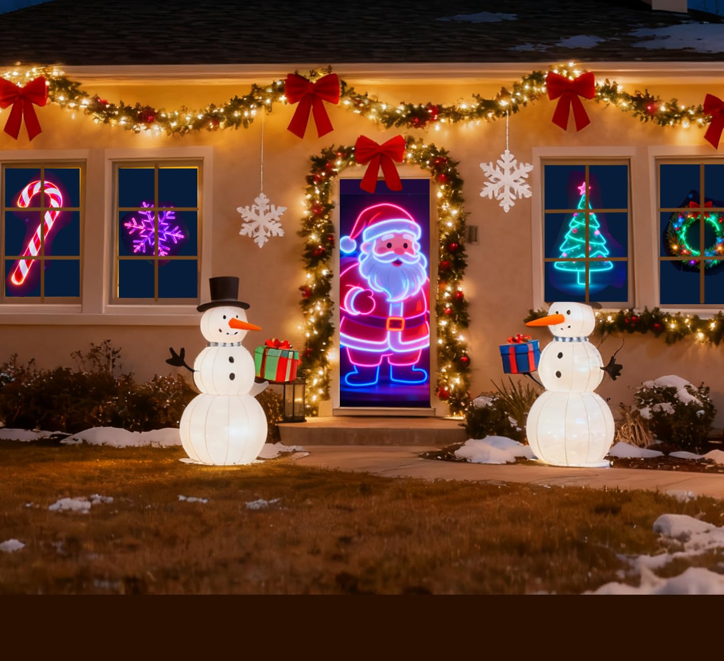 40x60 inch Halloween Holographic Projector Screen – Dual-Sided Ghostly Display for Windows, Walls & Outdoor Yard Decor