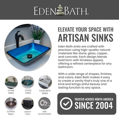 Eden Bath River Rock Boulder Variable Shaped Vessel Sink, Polished Stone Basin with Natural Exterior