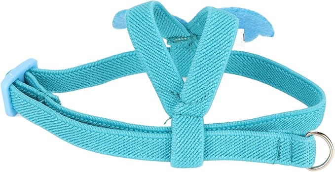 Parrot Bird Harness Leash, Adjustable Parrot Nylon Anti Bite Flying Training Rope, Pet Outdoor Traction Lead, Bird Parrot Flight Suit with Leash for Parakeets Cockatiels Conures Budgies(XS-Blue)