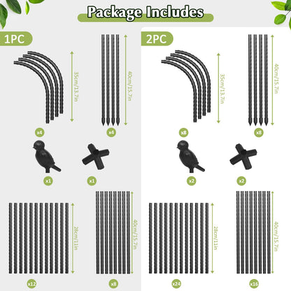 Square Tomato Cages for Garden, 6.2 FT Cucumber Trellis for Flowers, Grape, Pea, Rose, Bean, Rustproof Plastic Coated Metal Plant Support for Potted Plants Indoor Outdoor- 1PC Obelisk Trellis