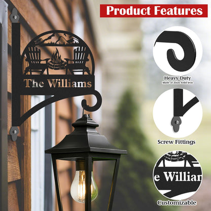 Kotagi Personalized Wall Plant Hanger Indoor Outdoor | Custom Heavy Duty Hanging Plant Brackets | Rust-Resistant Hanging Flower Lanterns Wind Chimes Brackets | Housewarming Gifts