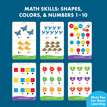Educational Insights Hot Dots Getting Ready for School - Preschool Learning Activities with Interactive Pen, Preschool Prep and Kindergarten Workbooks, Flash Cards and Learning Books for 3 and Up Year Olds