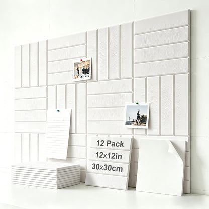 Acrridi Large Felt Bulletin Board with Self-Adhesive, 48" x 36" Cork Board Alternative, 12 Pack with 36 Pushpins for Wall Home Office Decor, Camel