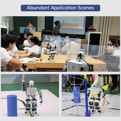 HIWONDER AI Embodied Intelligent Robot with ChatGPT Multimodal AI Models Vision Scene Voice Command Understanding 20DOF Educational Humanoid Robot Python Programming, TonyPi Pro & RaspberryPi 5 8GB